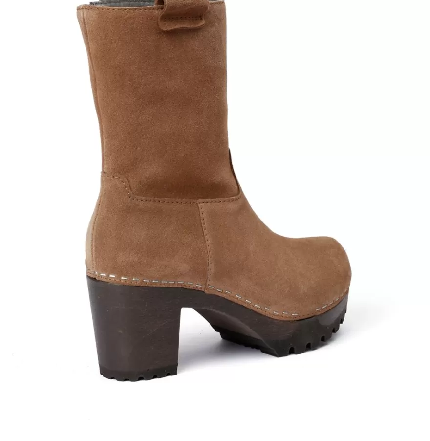 Booties<SOFTCLIX Octavia Cashmere Whiskey