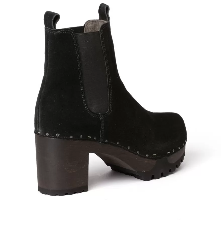 Booties<SOFTCLIX Odilia Cashmere Black (Dark)