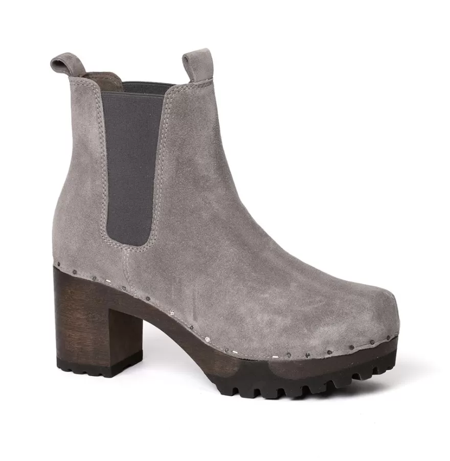 Booties<SOFTCLIX Odilia Cashmere Grey (Dark)