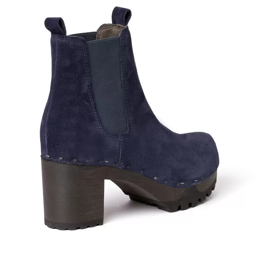 Booties<SOFTCLIX Odilia Cashmere Midnight (Dark)