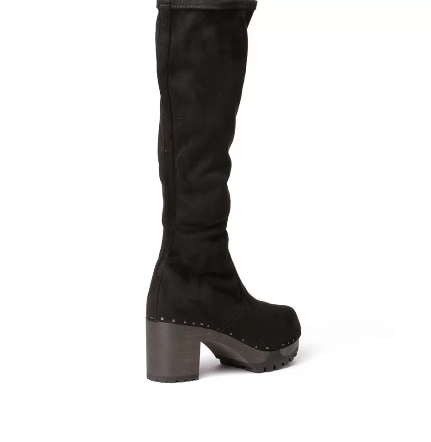 Boots<SOFTCLIX Olivera Vegan Velour Effect Black (Dark)