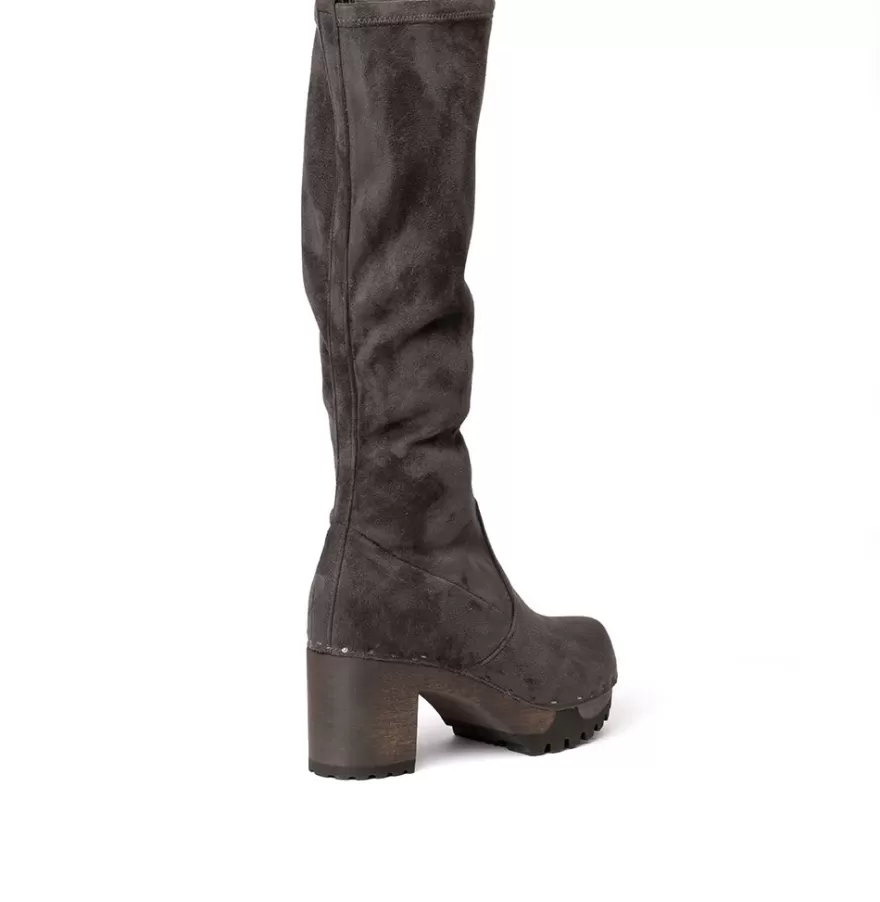 Boots<SOFTCLIX Olivera Vegan Velour Effect Grey (Dark)