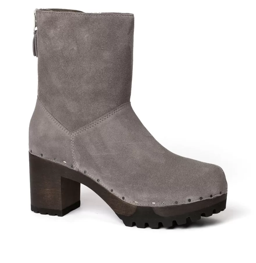 Booties<SOFTCLIX Olympia Cashmere Grey (Dark)