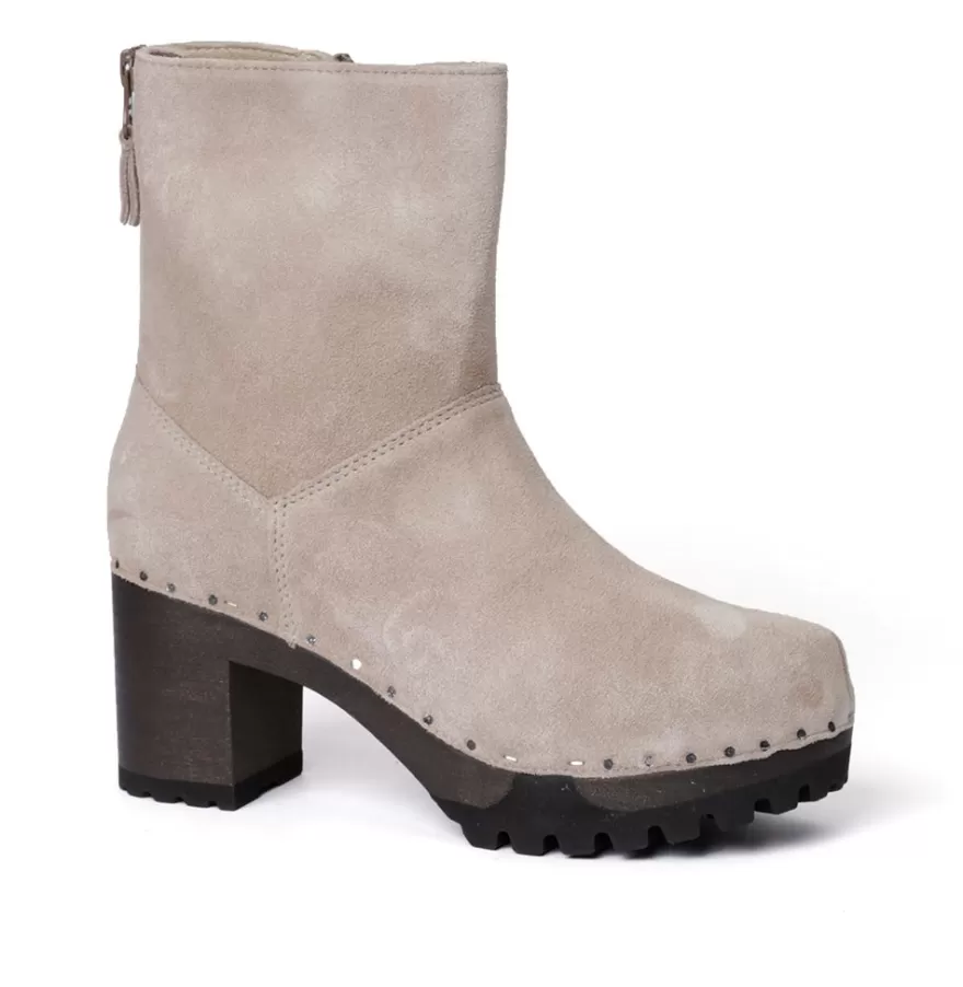 Booties<SOFTCLIX Olympia Cashmere Taupe (Dark)