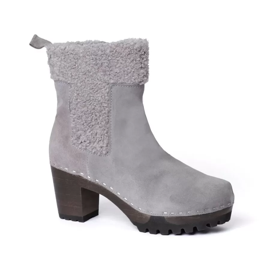 Booties<SOFTCLIX Ombra Cashmere/Wf Grey (Dark)