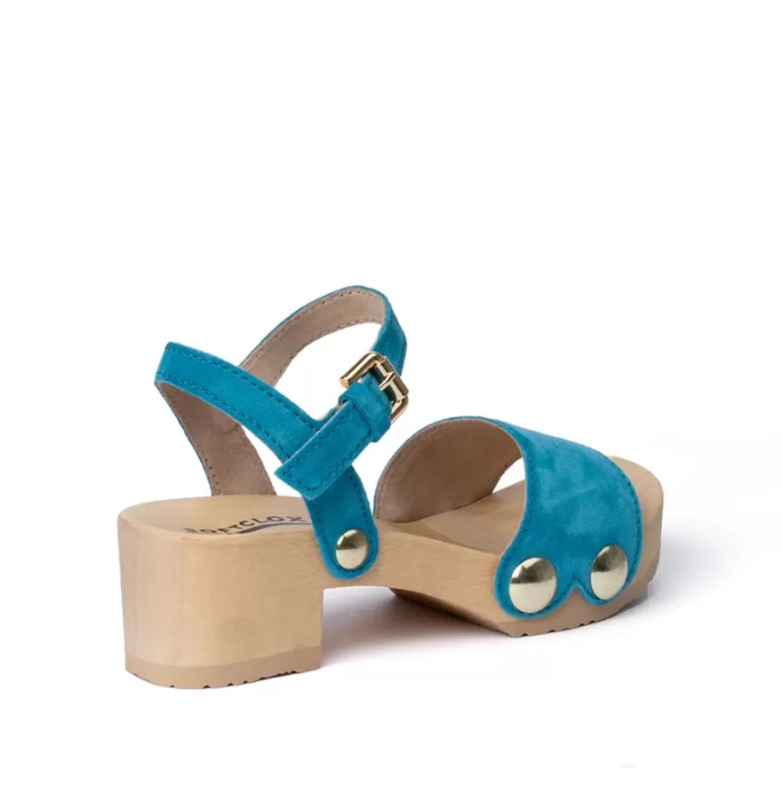 Sandals<SOFTCLIX Penny Cashmere Pacificgreen (Nature)