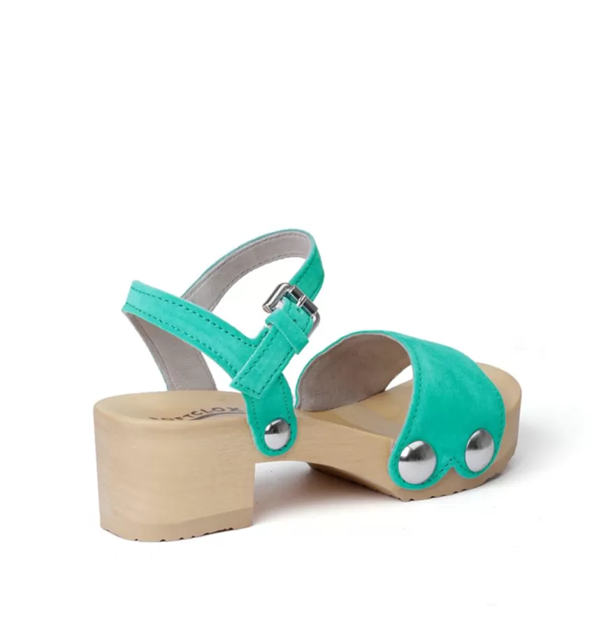 Sandals<SOFTCLIX Penny Cashmere Turquoise (Nature)