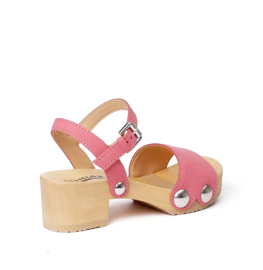 Sandals<SOFTCLIX Penny Vegan-Velours Pink (Nature)