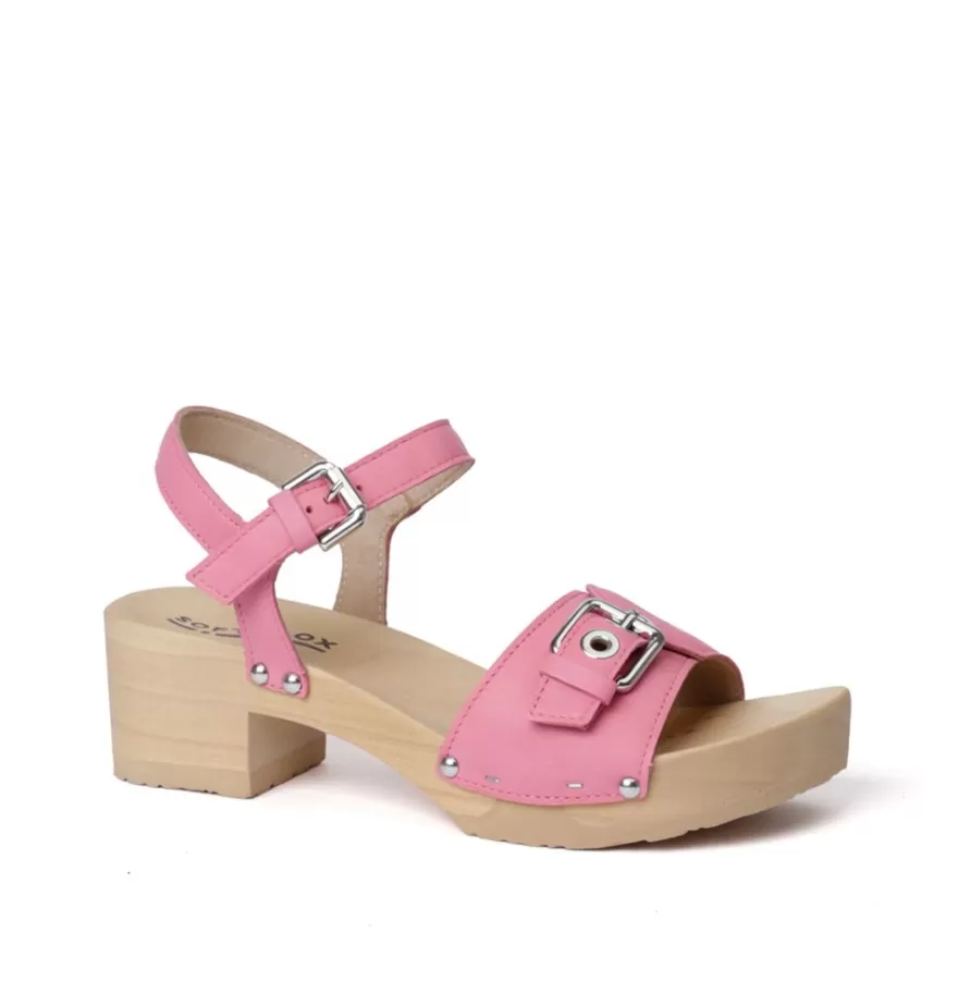 Sandals<SOFTCLIX Pepita Nappa Bubblegum (Nature)