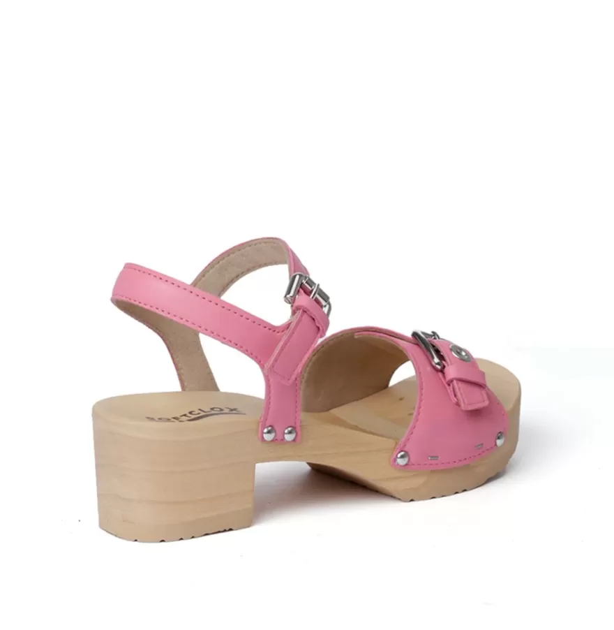 Sandals<SOFTCLIX Pepita Nappa Bubblegum (Nature)