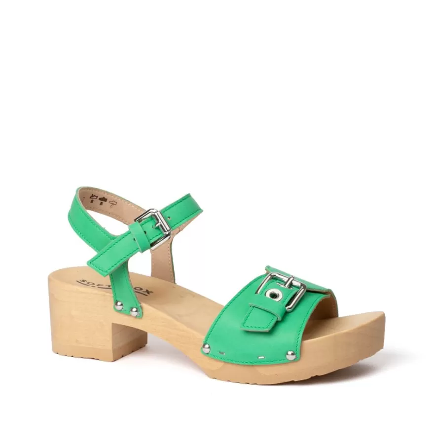 Sandals<SOFTCLIX Pepita Nappa Jade Green (Nature)