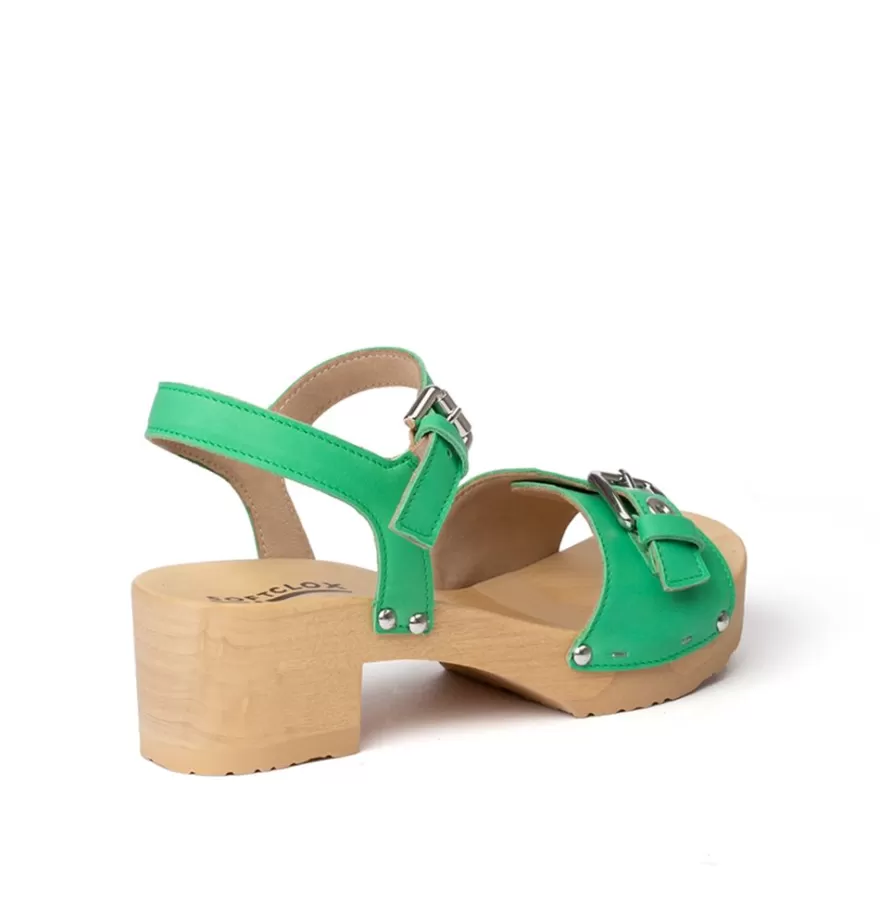 Sandals<SOFTCLIX Pepita Nappa Jade Green (Nature)