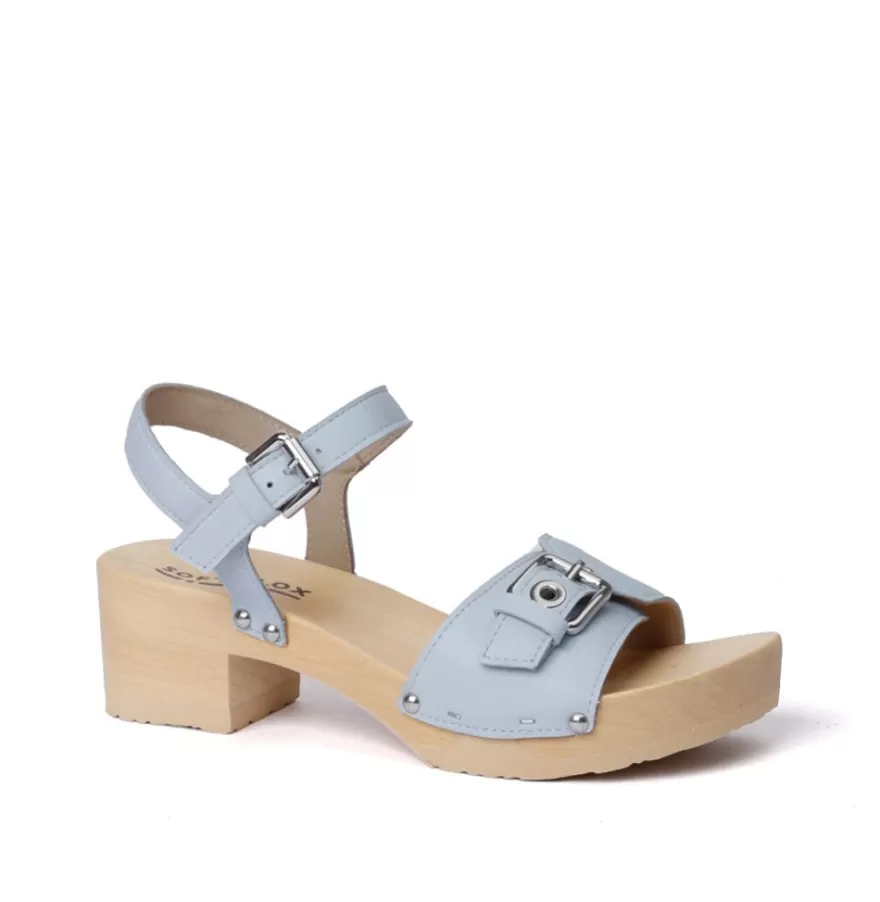 Sandals<SOFTCLIX Pepita Nappa Powder Blue (Nature)