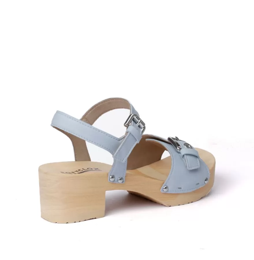 Sandals<SOFTCLIX Pepita Nappa Powder Blue (Nature)