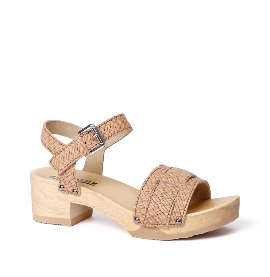 Sandals<SOFTCLIX Peppina Twist Cappuccino (Nature)