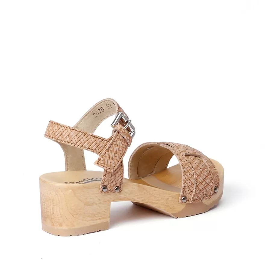 Sandals<SOFTCLIX Peppina Twist Cappuccino (Nature)