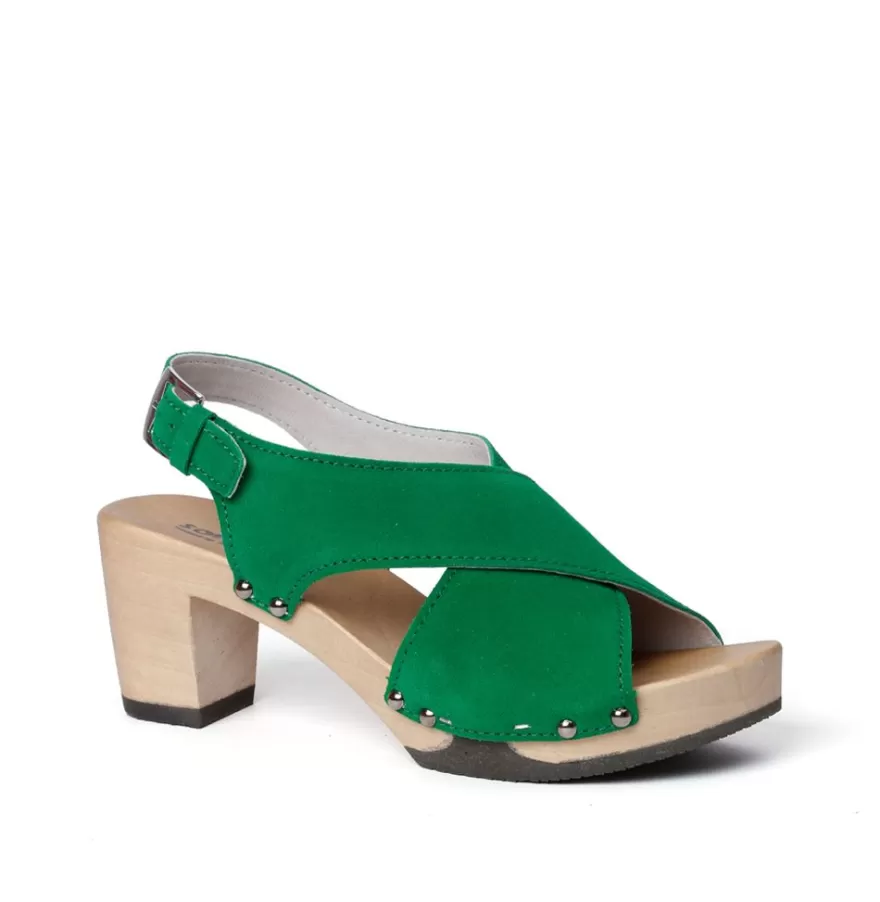 Sandals<SOFTCLIX Riana Cashmere Fashiongreen (Hazelnut)