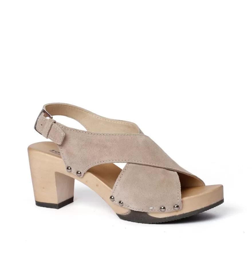 Sandals<SOFTCLIX Riana Cashmere Taupe (Hazelnut)