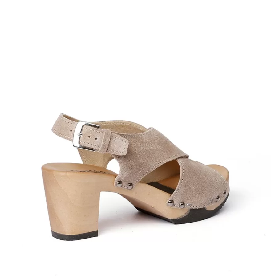 Sandals<SOFTCLIX Riana Cashmere Taupe (Hazelnut)