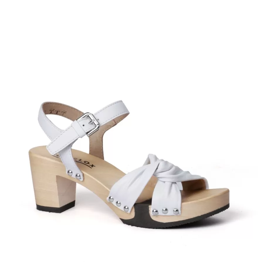 Sandals<SOFTCLIX Rike Nappa White (Hazelnut)