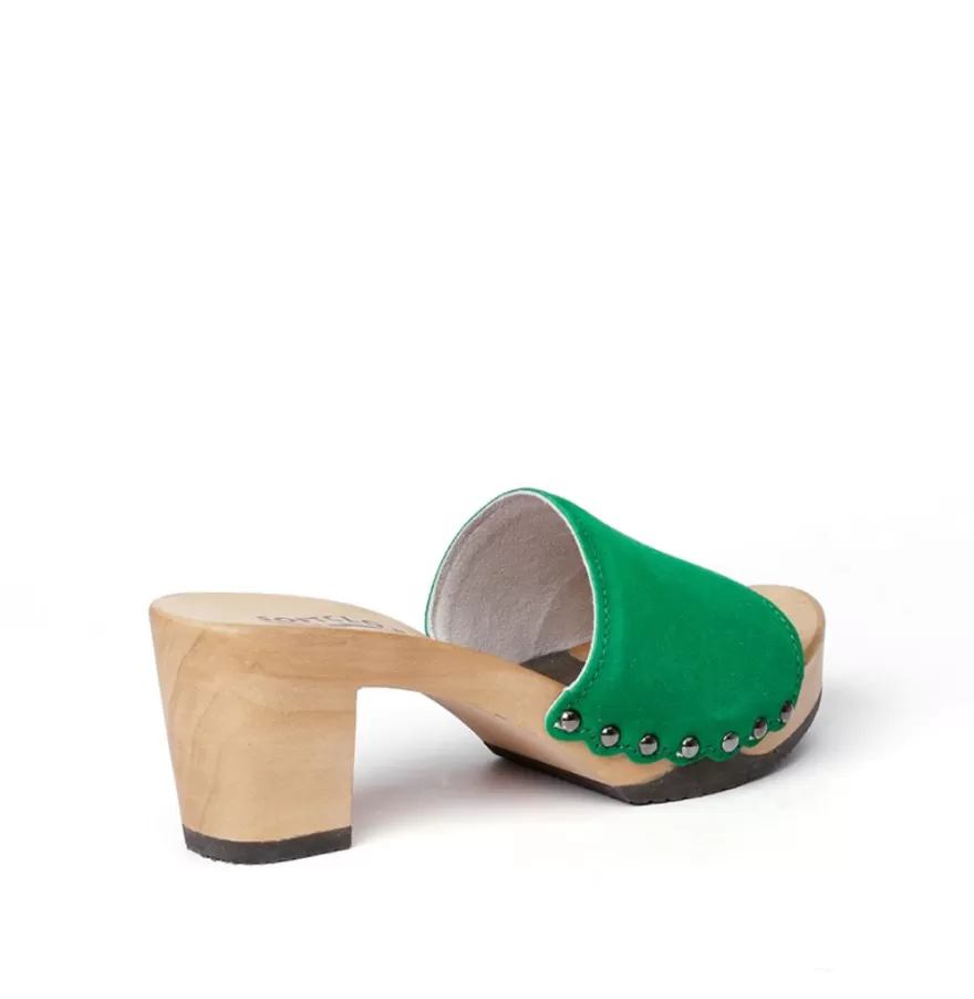 Mules<SOFTCLIX Romy Cashmere Fashiongreen (Hazelnut)