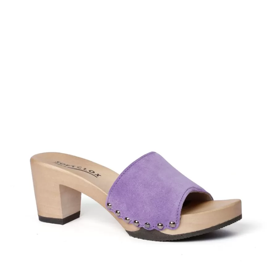 Mules<SOFTCLIX Romy Cashmere Violet (Hazelnut)