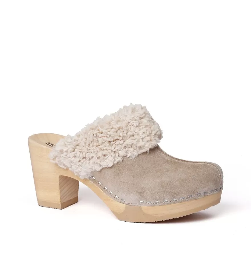 Clogs<SOFTCLIX Serafina Cashmere/Wf Taupe (Nature)