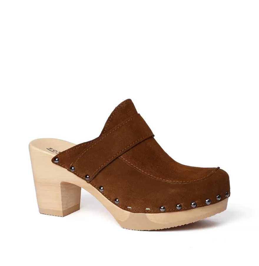 Clogs<SOFTCLIX Shelly Cashmere Whiskey (Nature)