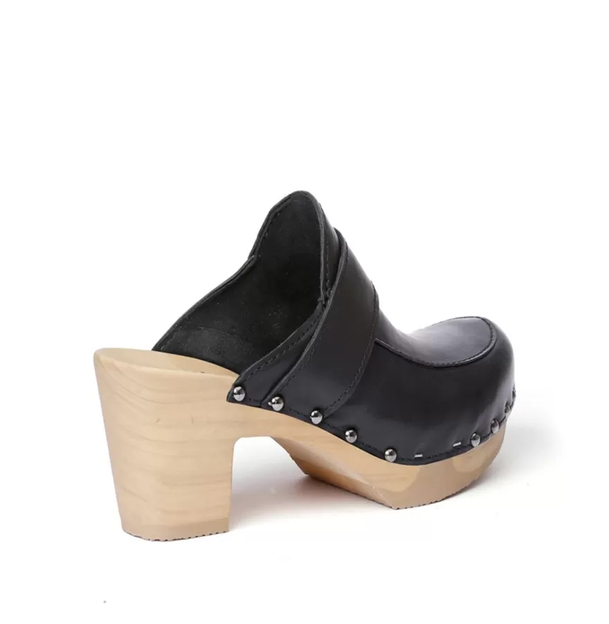 Clogs<SOFTCLIX Shelly Nappa Black (Nature)