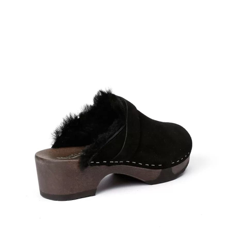 Clogs<SOFTCLIX Taira Cashmere/Ls Black (Dark)