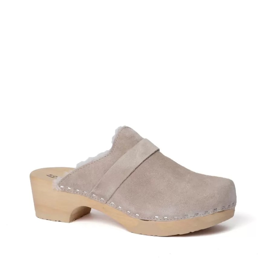 Clogs<SOFTCLIX Taira Cashmere/Ls Taupe (Nature)