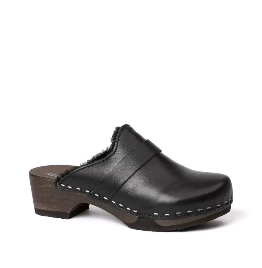 Clogs<SOFTCLIX Taira Nappa/Ls Black (Dark)