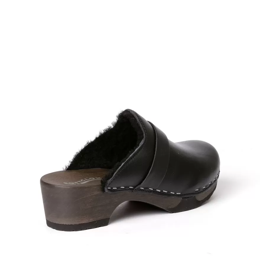 Clogs<SOFTCLIX Taira Nappa/Ls Black (Dark)