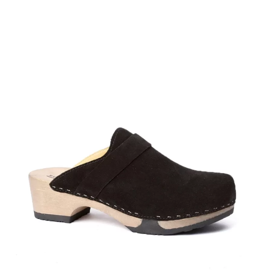 Clogs<SOFTCLIX Tamina Cashmere Black (Hazelnut)