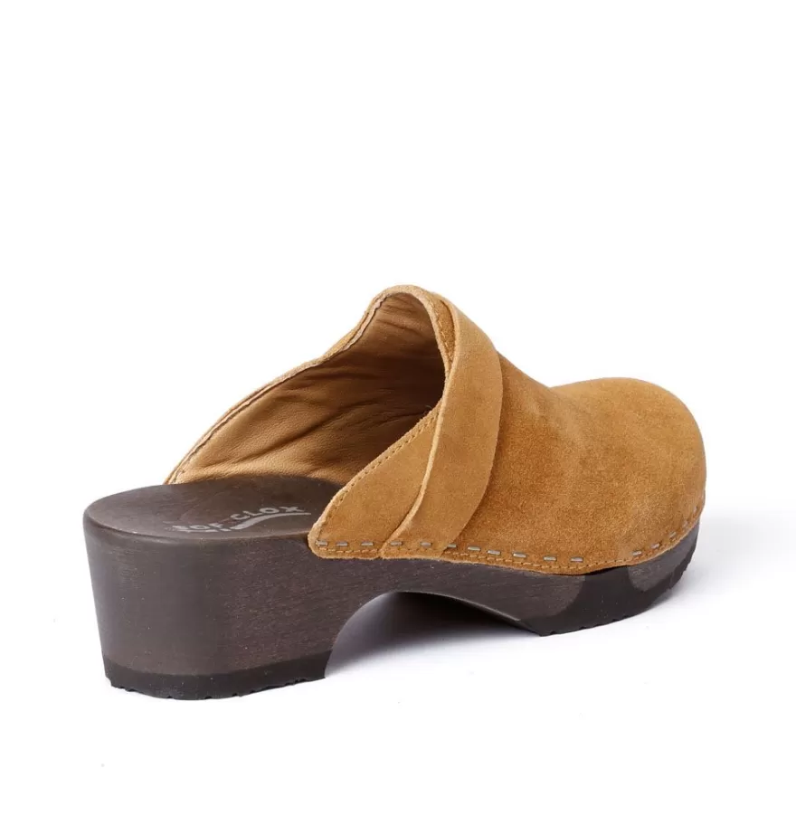 Clogs<SOFTCLIX Tamina Cashmere Caramel (Dark)