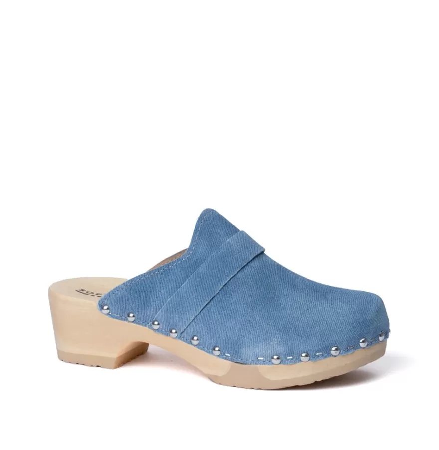 Clogs<SOFTCLIX Tamina Jeanslook Blue (Nature)