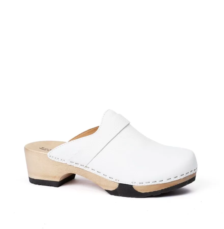 Clogs<SOFTCLIX Tamina Nappa White (Hazelnut)