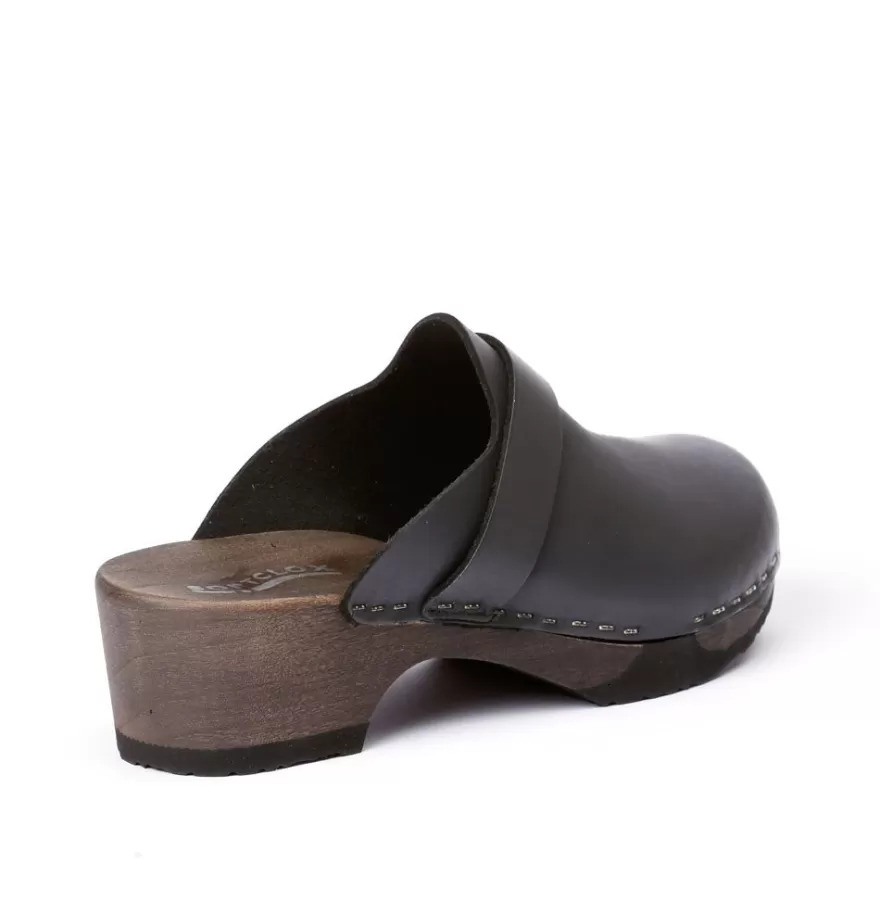 Clogs<SOFTCLIX Tamina Softnappa Black (Dark)