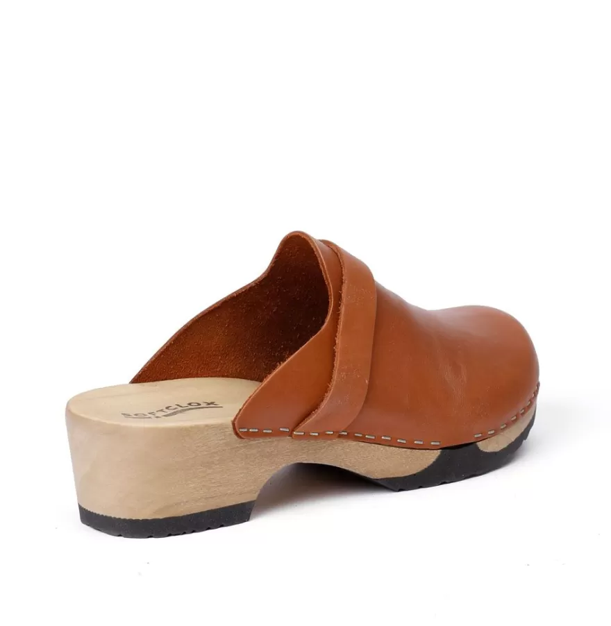 Clogs<SOFTCLIX Tamina Softnappa Cognac (Hazelnut)