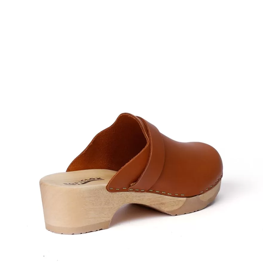 Clogs<SOFTCLIX Tamina Softnappa Cognac (Nature)