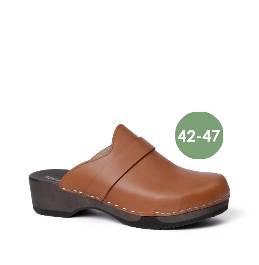 Clogs<SOFTCLIX Tamino Softnappa Cognac (Dark)