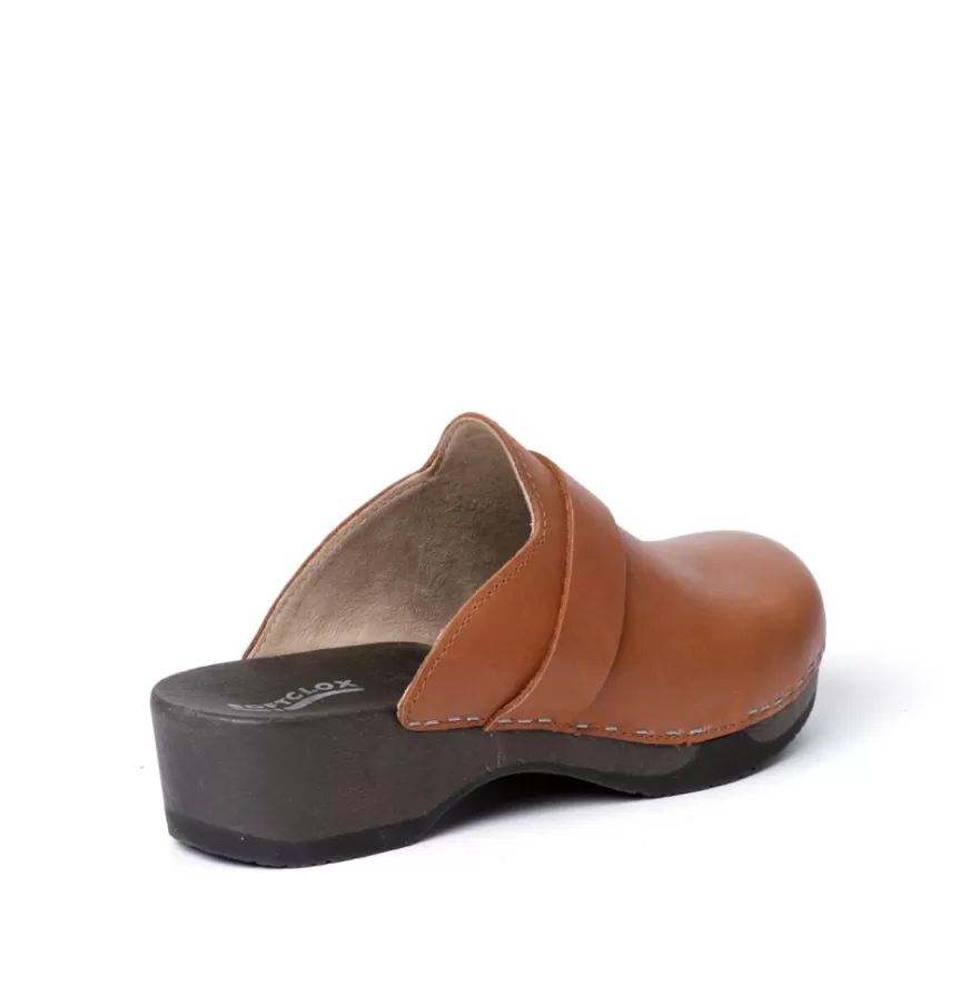 Clogs<SOFTCLIX Tamino Softnappa Cognac (Dark)