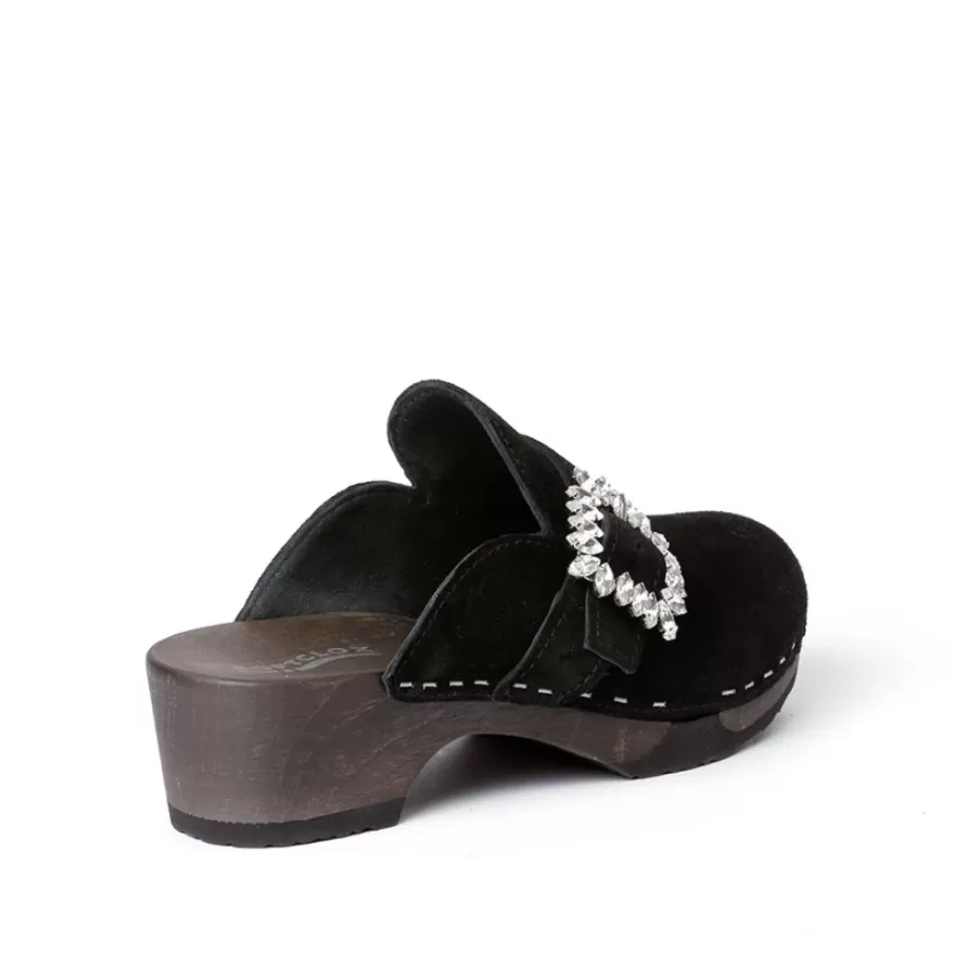 Clogs<SOFTCLIX Teodora Cashmere Black (Dark)