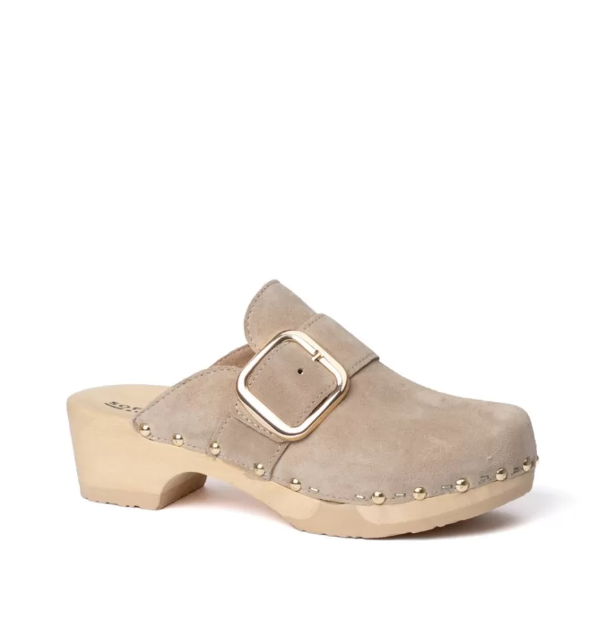 Clogs<SOFTCLIX Tessa Cashmere Taupe (Nature)