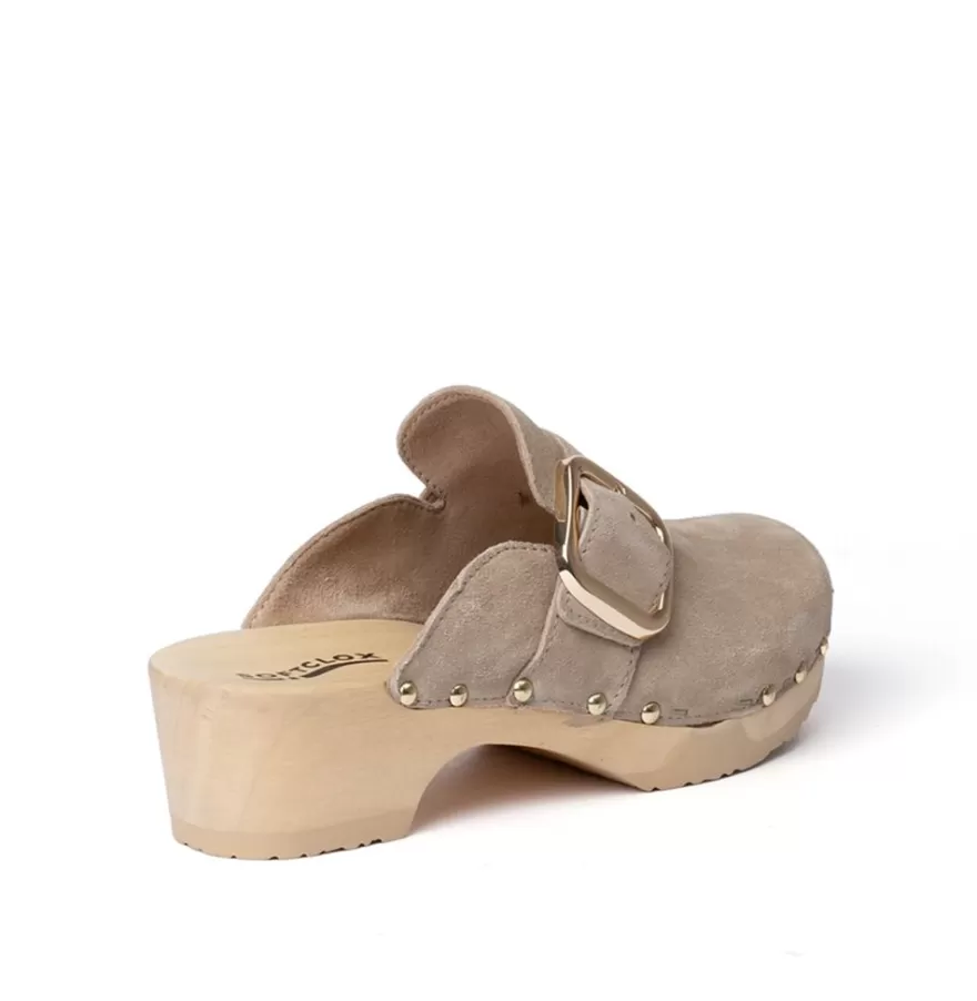 Clogs<SOFTCLIX Tessa Cashmere Taupe (Nature)