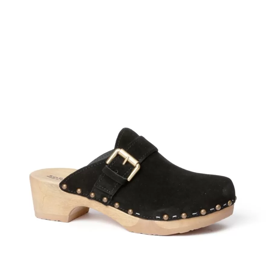 Clogs<SOFTCLIX Tomma Cashmere Black (Nature)