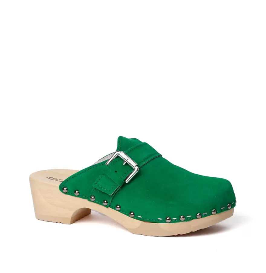 Clogs<SOFTCLIX Tomma Cashmere Fashiongreen (Nature)