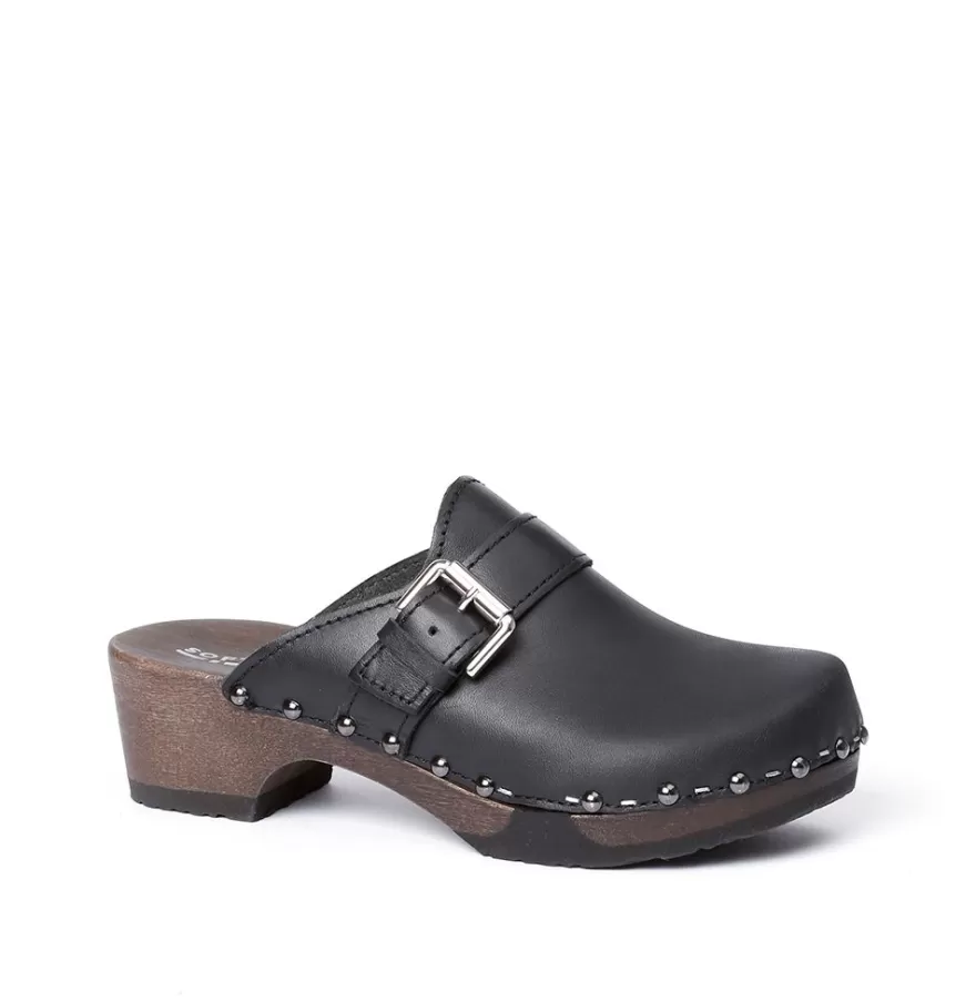 Clogs<SOFTCLIX Tomma Nappa Black (Dark)